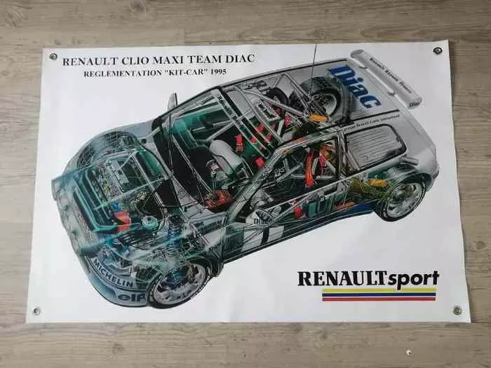 Bache Clio Maxi plan détaillé