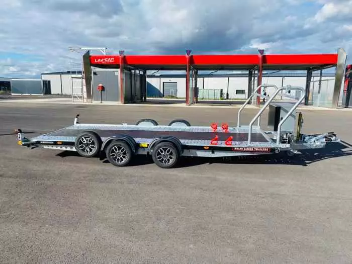 Remorque plateau porte voiture Brian James A-Transporter toutes options noire