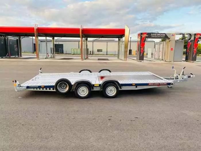 Remorque plateau porte voiture BRIAN JAMES TRAILERS C4 Blue